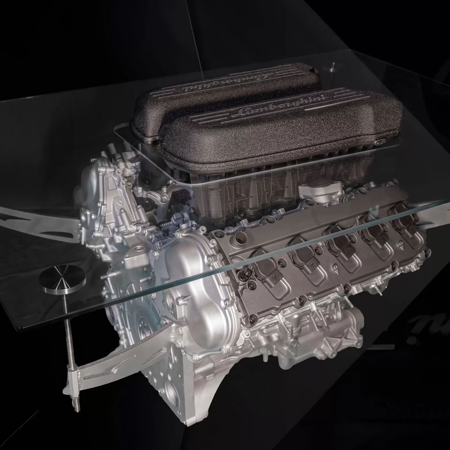 Lamborghini V10 Engine Coffee Table